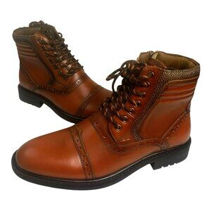 Arkbird Men 7.5 Brown Leather Chelsea Oxford Dress Ankle Boots Shoes